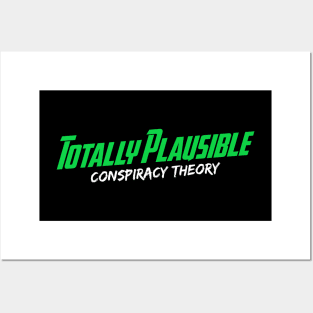 Totally Plausible (Green Logo) Posters and Art